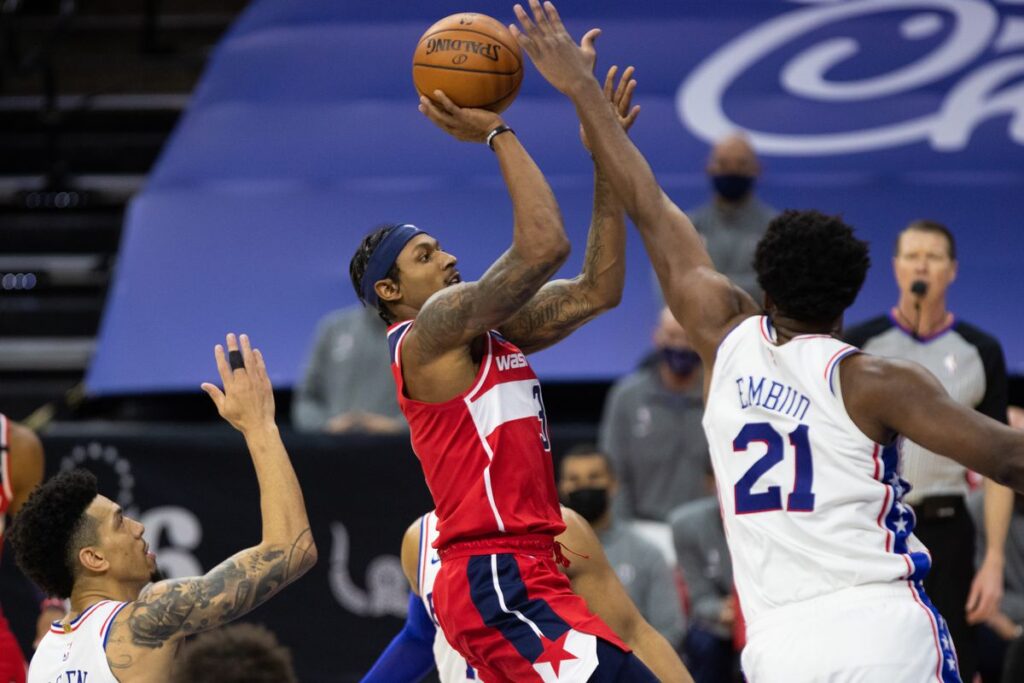 76ers vs washington wizards match player stats