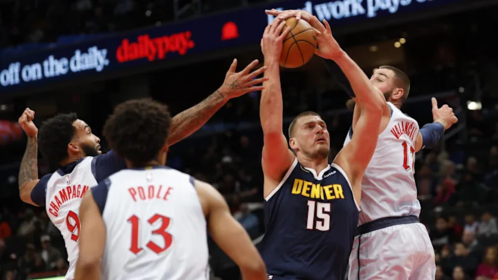 Denver nuggets vs washington wizards match player stats