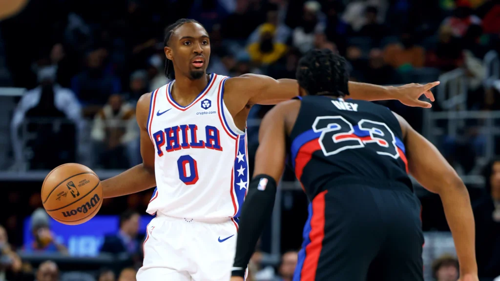 Detroit pistons vs 76ers match player stats