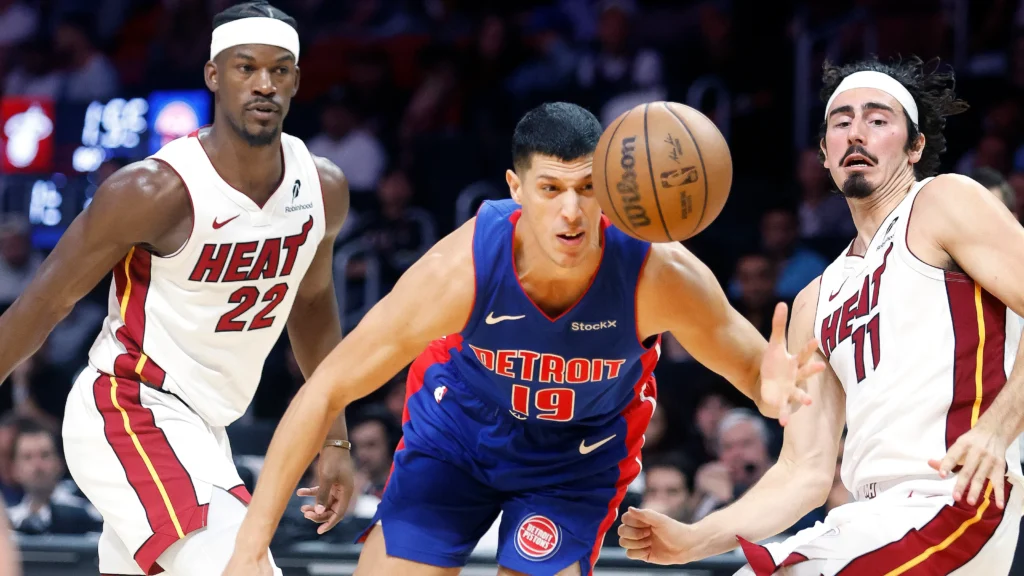 Detroit pistons vs miami heat match player stats