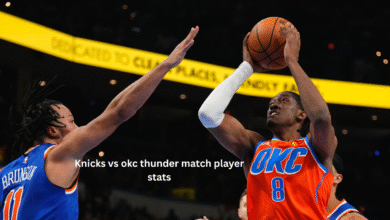 Knicks vs okc thunder match player stats